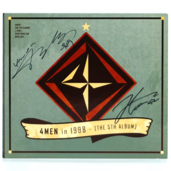 IMG_8036 4Men - In 1998 Signed Autographed CD Album Promo 2014 K-Pop