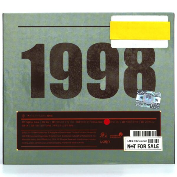 IMG_8040 4Men - In 1998 Signed Autographed CD Album Promo 2014 K-Pop