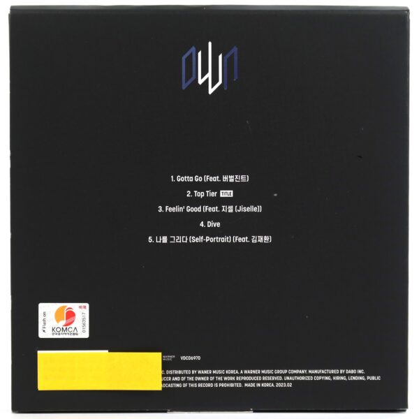 IMG_8125 Park Woo Jin - oWn Signed Autographed CD EP Album Promo 2023 Ab6ix