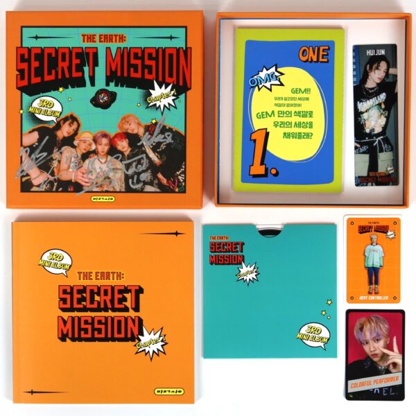 IMG_8205 MCND - The Earth: Secret Mission Chapter 1 Signed Autographed CD Album Promo