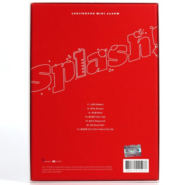 IMG_8226 Lee Jin Hyuk - Splash Signed Autographed Mini Album CD Promo Up10tion K-pop 2020