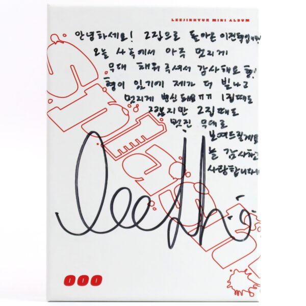 IMG_8228 Lee Jin Hyuk - Splash Signed Autographed Mini Album CD Promo Up10tion K-pop 2020