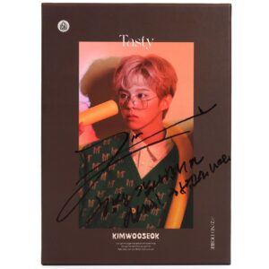 Kim Woo Seok - Tasty Signed Autographed CD Album Promo 2021 X1 Up10tion