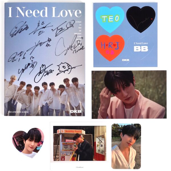 IMG_8249 DKB - I Need Love Signed Autographed CD Mini Album Promo 2023 K-Pop
