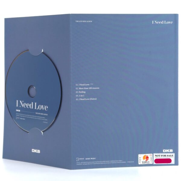 IMG_8251 DKB - I Need Love Signed Autographed CD Mini Album Promo 2023 K-Pop
