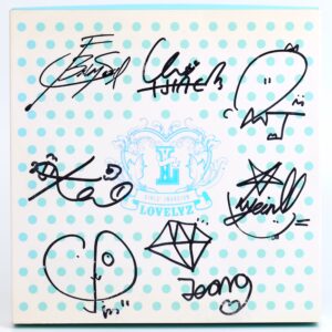 Lovelyz - Girls' Invasion Signed + Message CD Album Promo 2015 K-Pop