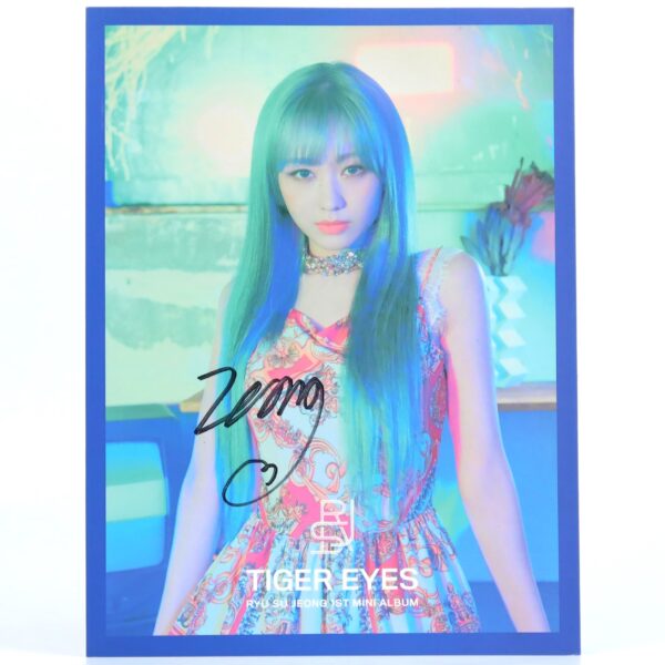 IMG_8304 Ryu Su Jeong - Tiger Eyes Signed + Message CD Single Album Promo 2020 Lovelyz