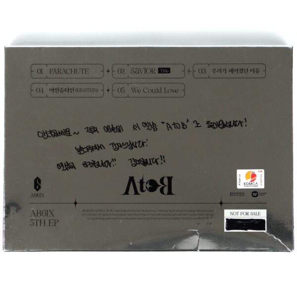AB6IX - A to B Signed Autographed CD Album Promo K-Pop 2022