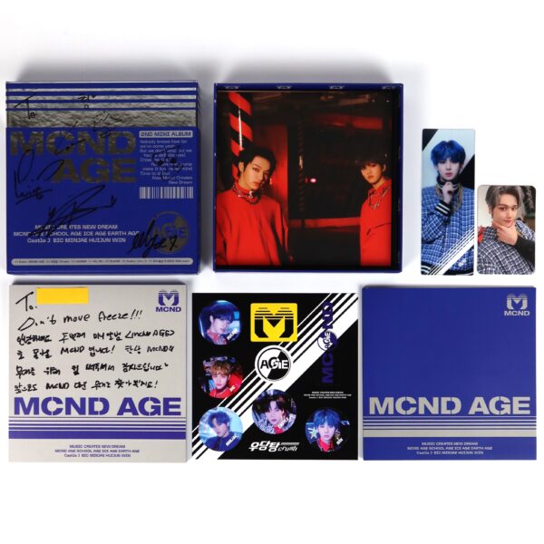 MCND - Age Signed Autographed CD Album Promo K-Pop 2021