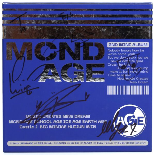 MCND - Age Signed Autographed CD Album Promo K-Pop 2021