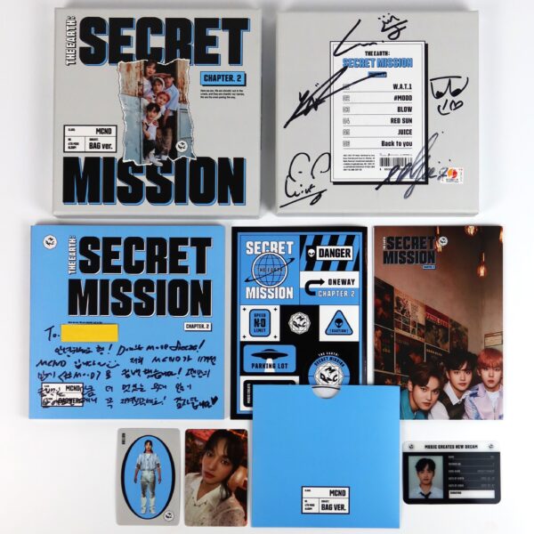 MCND - The Earth: Secret Mission Chapter 2 Signed CD Album Promo K-Pop 2022