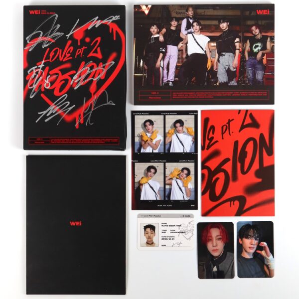 Wei - Love pt. 2: Passion Signed Autographed CD Album Promo K-Pop 2022 [read]