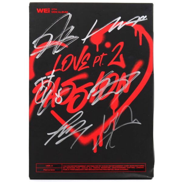 Wei - Love pt. 2: Passion Signed Autographed CD Album Promo K-Pop 2022 [read]