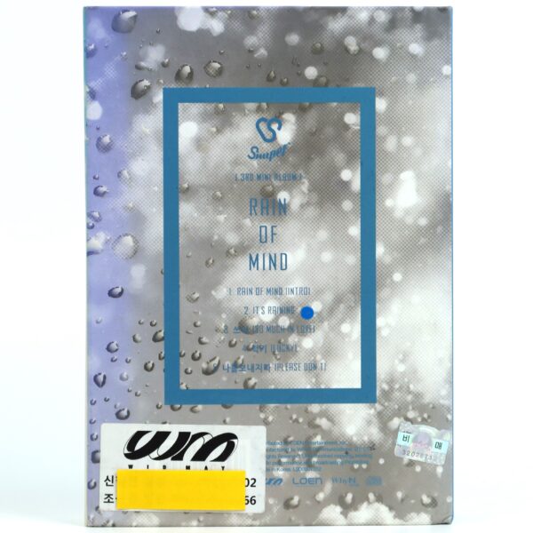 Snuper - Rain of Mind Signed + Message CD Mini Album Promo K-Pop 2016