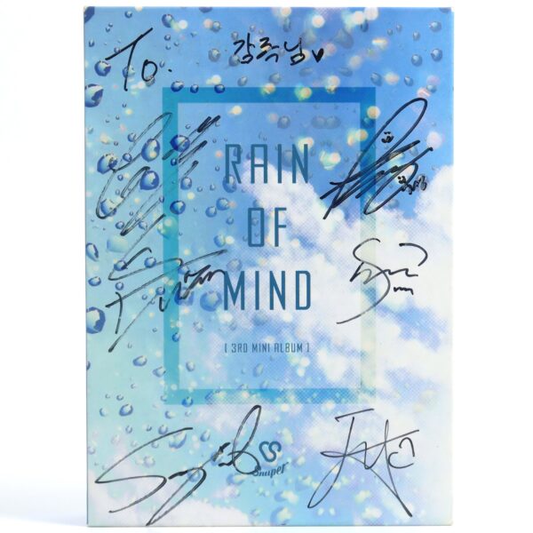 Snuper - Rain of Mind Signed + Message CD Mini Album Promo K-Pop 2016