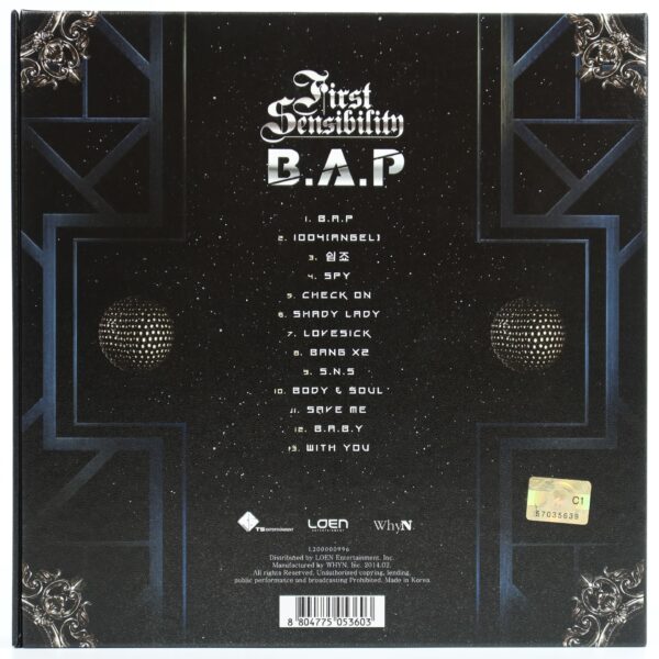 B.A.P - First Sensibility Youngjae Signed Autographed Album CD 2014