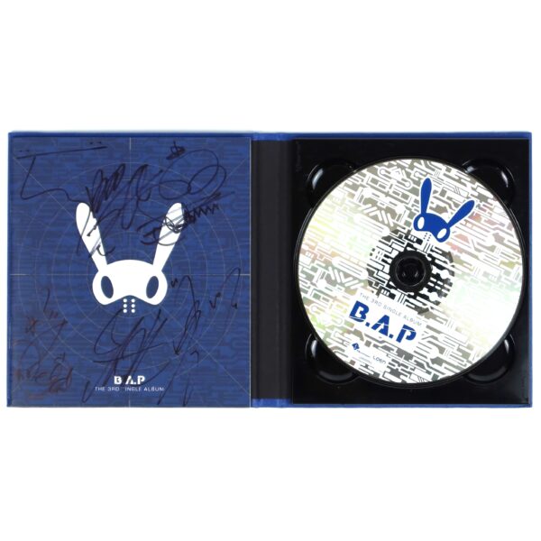 B.A.P - Stop It Signed Autographed 3rd Single Album CD 2012 Yessir