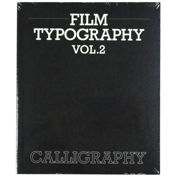 Film Typography Vol. 2 Movie Calligraphy Book New [Propaganda Cinema Graphics]