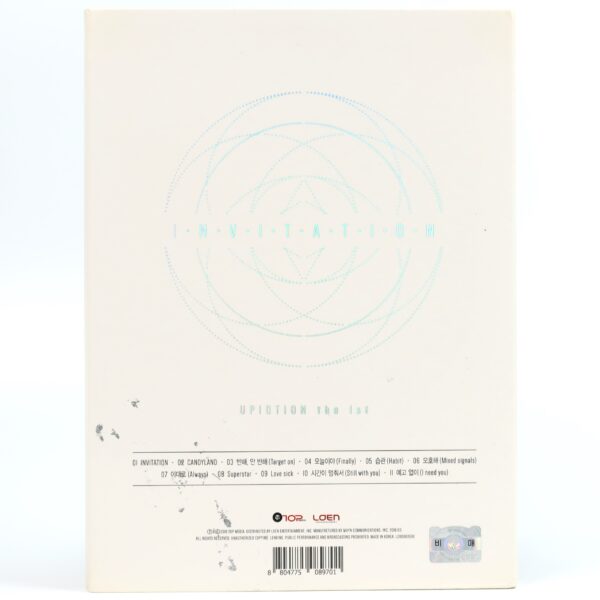 Up10tion - Invitation Signed Autographed Album CD Promo K-Pop 2018