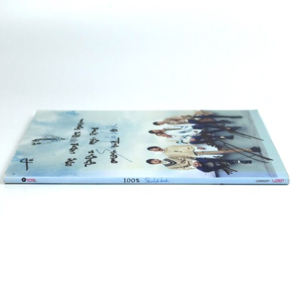 100% - Sketchbook Signed Autographed Album CD Promo K-Pop 2017
