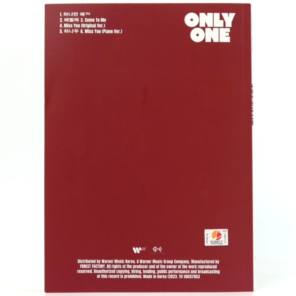 Bang Yedam - Only One [Precious Ver.] Signed Album CD Promo Treasure 2023