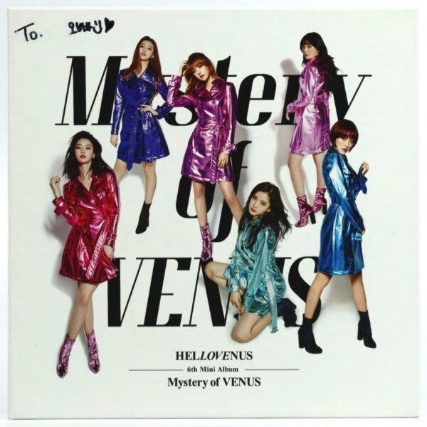 Hello Venus - Mystery of Venus Signed Autographed CD Album Promo K-Pop 2017