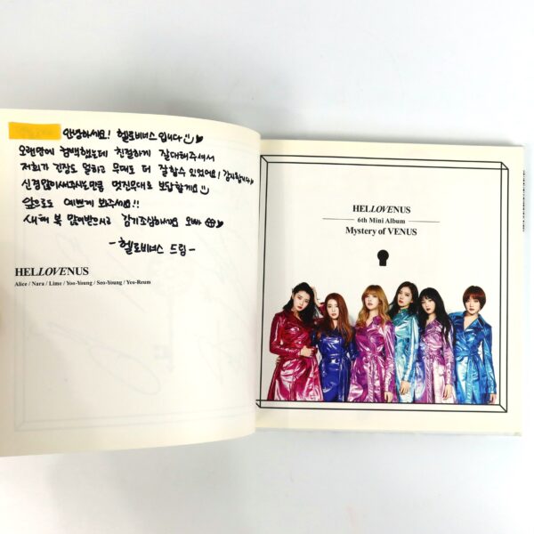 Hello Venus - Mystery of Venus Signed Autographed CD Album Promo K-Pop 2017