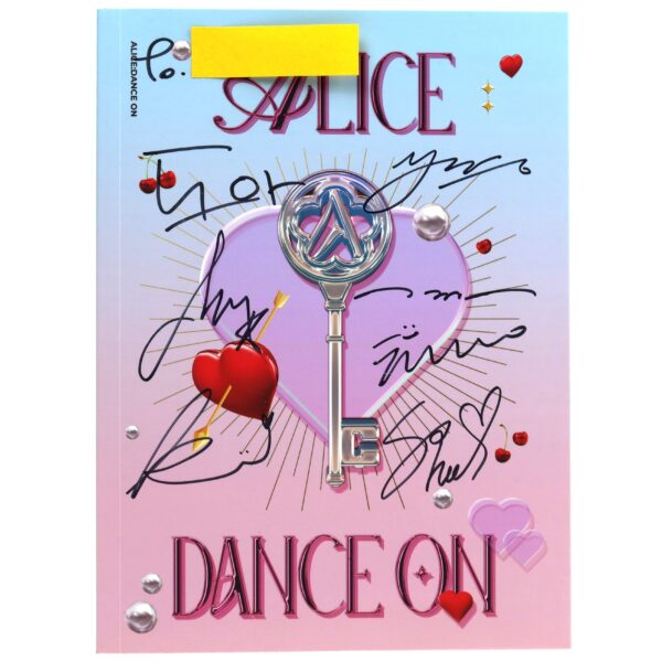 Alice - Dance On Signed + Message CD Single Album Promo K-Pop 2022 Elris