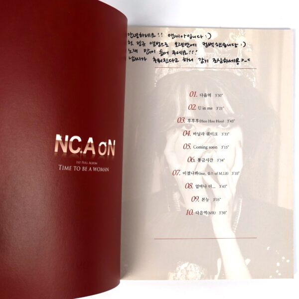 NC.A - Time To Be A Woman Signed Autographed Album CD Promo 2016 K-Pop