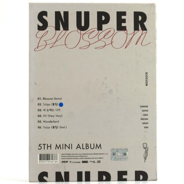 Snuper - Blossom Signed + Message CD Mini Album Promo 2018 K-Pop