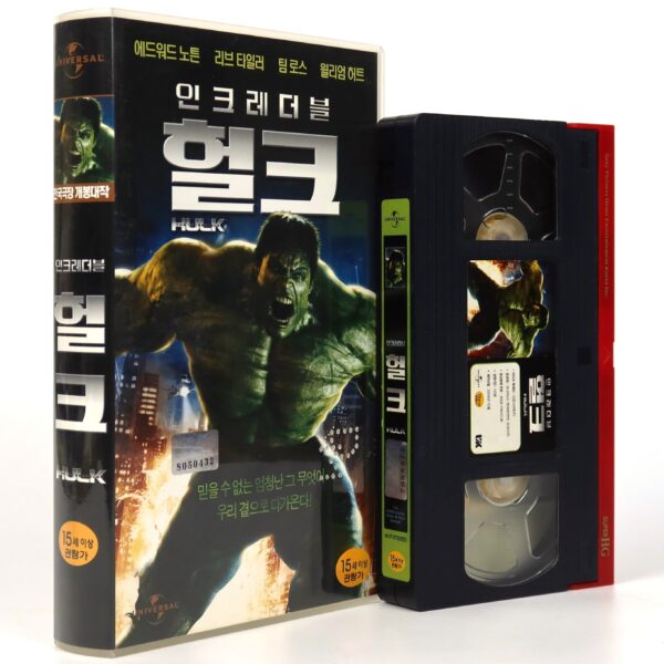 The Incredible Hulk (2008) Korean Late VHS Rental [NTSC] Korea Marvel