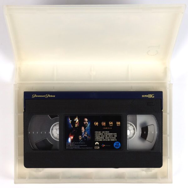 Iron Man (2008) Korean Late VHS Rental [NTSC] Korea Marvel