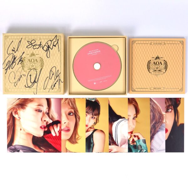 AOA - Angel's Knock Signed Autographed + Message CD Album Promo 2017 [read]