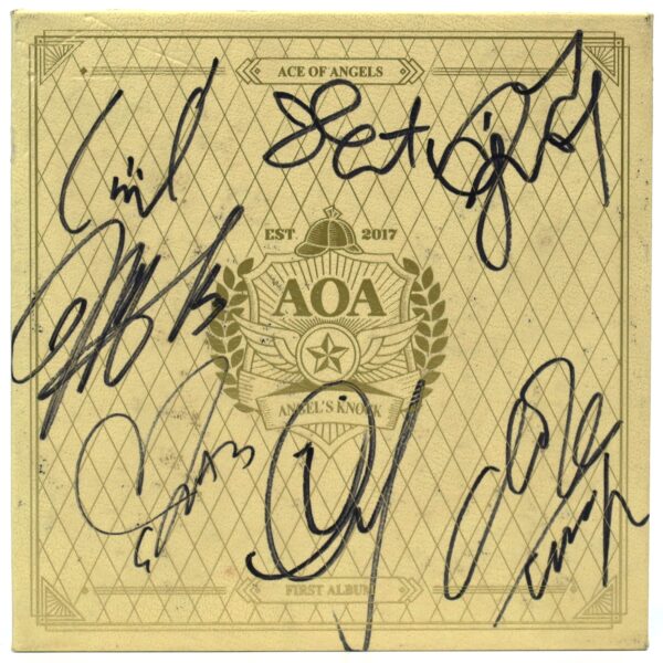 AOA - Angel's Knock Signed Autographed + Message CD Album Promo 2017 [read]