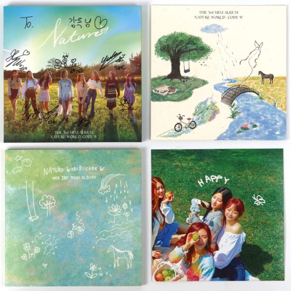 Nature - Nature World: Code W Signed + Message CD Album Promo 2022