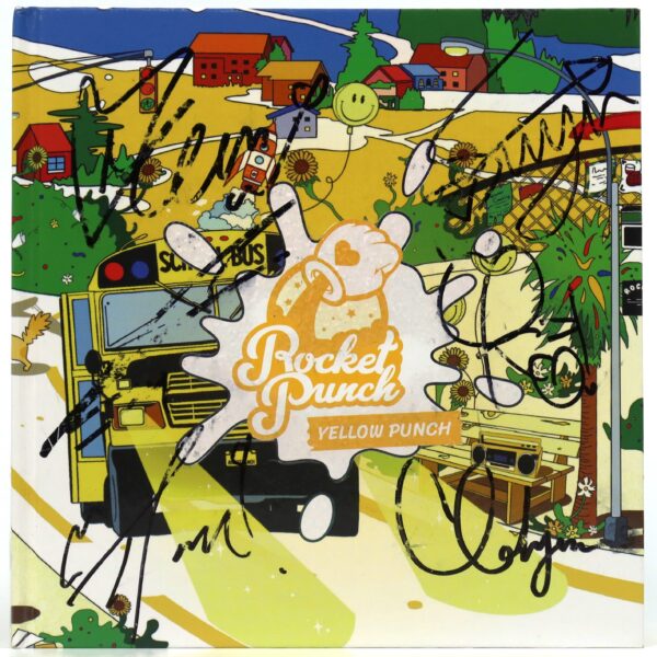 Rocket Punch - Yellow Punch Signed Autographed + Message CD Album Promo [read]