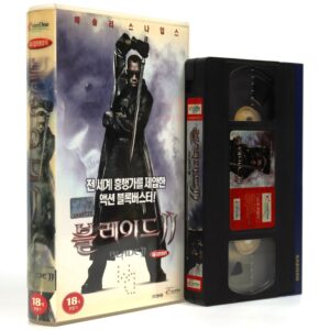 Blade II (2002) Korean VHS Rental [NTSC] Korea Horror Vampire Wesley Snipes