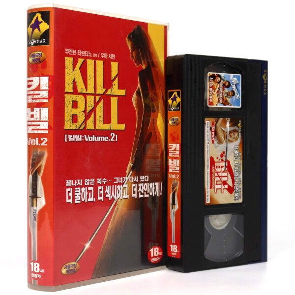 Kill Bill 2 (2004) Korean VHS Rental [NTSC] Korea Quintin Tarantino