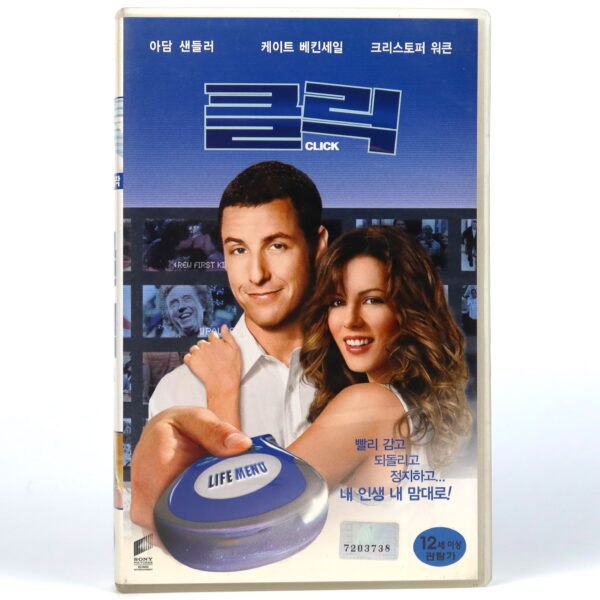 Click (2007) Korean Late VHS [NTSC] Korea Adam Sandler Comedy