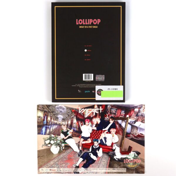 Imfact - Lollipop Signed + Message CD Single Album Promo 2016 K-Pop