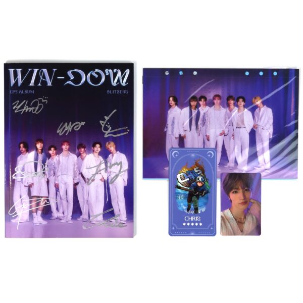 Blitzers - Win-dow Signed + Message CD Album Promo K-Pop 2022 [no disc]