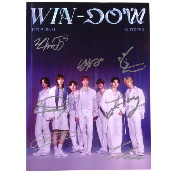 Blitzers - Win-dow Signed + Message CD Album Promo K-Pop 2022 [no disc]