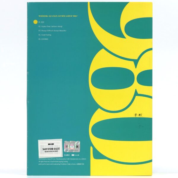 Wooseok x Kuanlin 9801 Signed Autographed Promo CD Mini Album Pentagon 2019