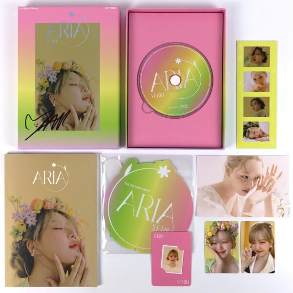 Yerin - Aria [Day Ver.] Signed Autographed Mini Album CD Promo GFriend 2022