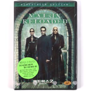 IMG_7267 The Matrix Reloaded (2003) Korean DVD Sealed Warner Korea Hype Sticker