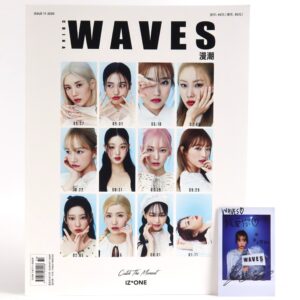 IZ*ONE Waves Magazine China 11 2020 Yuri Photocard + Poster Set