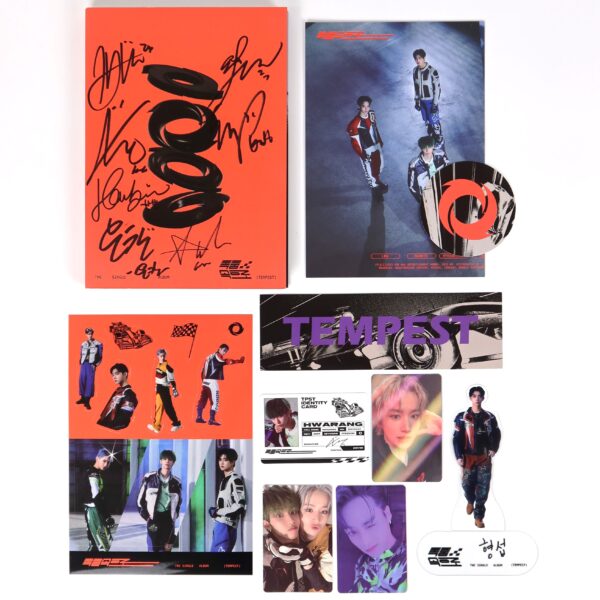 Tempest - Into The Storm [Booster Ver.] Signed Autographed Promo CD Album K-Pop