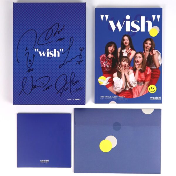 IMG_0006 Woo!Ah! - Wish Signed Autographed CD Single Album Promo 2021 K-Pop