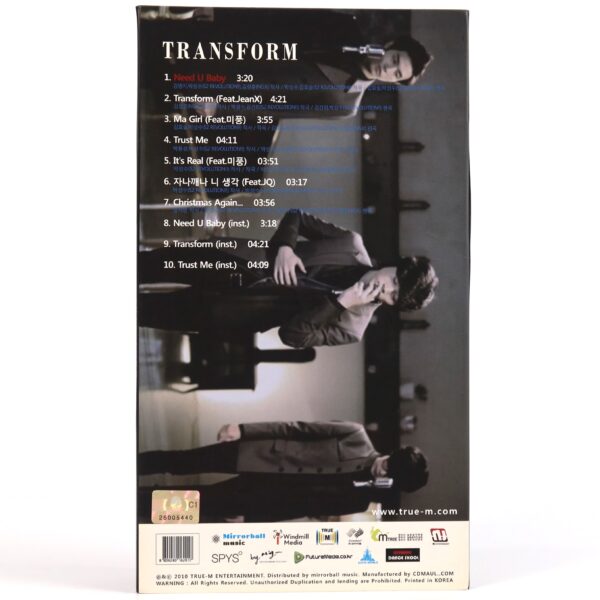 T-Blue - Transform Album CD Promo K-Pop 2010
