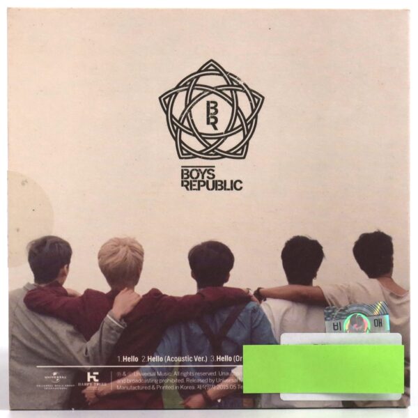 Boys Republic - Hello Single Album CD Promo K-Pop 2015